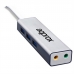 Išorinė garso plokštė approx! APPUSB51HUB USB 3.0 3.5 mm Pilka