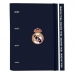 Gyűrűs iratgyűjtő Real Madrid C.F. 512034666 Tengerészkék (27 x 32 x 3.5 cm)