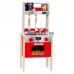 Toy kitchen Moltó 21293 Wood Red (10 pcs)