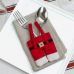 Santa Claus Costume for Cutlery