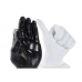 Dekoratív Figura DKD Home Decor Fehér Fekete Többszínű Kéz 14 x 9 x 21 cm (4 egység)