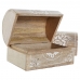 Κουτί-μπιζουτιέρα DKD Home Decor 23 x 15,5 x 14,5 cm Καφέ Ξύλο από Μάνγκο (x2)