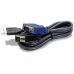 Cable KVM Trendnet TK-CU15 Negro