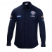 Pánska košeľa s dlhým rukávom Sparco Martini Racing Veľkosť L Námornícka modrá