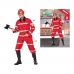 Costume for Adults DISFRAZ BOMBERO XS-S Shine Inline 57034 Red Fireman XS/S (2 Pieces)