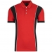 Tricou Polo cu Mânecă Scurtă Bărbați Armani Jeans 3GPF81 PJ61Z C1450 Roșu Bumbac (M)