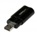 Karta Dźwiękowa Zewnętrzna USB Startech ICUSBAUDIOB Czarny