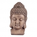 Okrasna vrtna figura Buda Glava Siva Poliresin (35 x 65,5 x 38 cm)