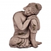 Dekoracyjna figurka ogrodowa Budda Szary Polyresin (28,5 x 43,5 x 37 cm)