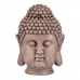Dekoratív kerti figura Buddha fej Szürke Polyresin (31,5 x 50,5 x 35 cm)