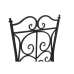 Садовое кресло DKD Home Decor Melns Keramika Daudzkrāsains Dzelzs konstrukcija (39 x 50 x 93 cm)