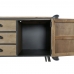Televizoriaus baldai DKD Home Decor 144 x 47 x 76 cm Natūralus Pilka Metalinis