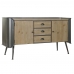 TV furniture DKD Home Decor 144 x 47 x 76 cm Natural Grey Metal