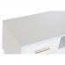 Televizoriaus baldai DKD Home Decor Balta Metalinis MDF (140 x 52 x 40 cm)