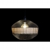 griestu gaismas DKD Home Decor Melns Brūns 220 V 50 W (31 x 31 x 27 cm)