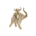 Statua Decorativa DKD Home Decor 24 x 10 x 25,5 cm Elefante Dorato Coloniale