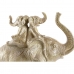 Statua Decorativa DKD Home Decor 24 x 10 x 25,5 cm Elefante Dorato Coloniale