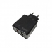 Сетевое зарядное устройство APPROX APPUSBWALLQC 18W Чёрный