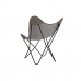 Krzesło do Jadalni DKD Home Decor Brązowy Czarny Szary 76 x 76 x 96 cm
