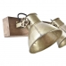 Lampa ścienna DKD Home Decor Brązowy Złoty Metal Drewno mango 50 W Loft 220 V 64 x 17 x 26 cm