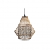 Lampa Sufitowa DKD Home Decor Brązowy Czarny Bambus 50 W 50 x 50 x 52 cm