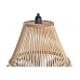 Lampa Sufitowa DKD Home Decor Brązowy Czarny Bambus 50 W 50 x 50 x 52 cm