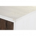 Prádelník DKD Home Decor Kov Bílý Koloniální styl Tmavě hnědá mangové dřevo (72 x 50 x 75 cm)