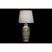 Lampe de bureau DKD Home Decor Céramique Lin Blanc (34 x 34 x 67 cm)