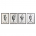 Painting DKD Home Decor Vase 50 x 2 x 70 cm Neoclassical (4 Pieces)