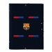 Dossier F.C. Barcelona Bordeaux Blue marine A4 (26 x 33.5 x 4 cm)