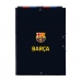 Folder F.C. Barcelona Rødbrun Marineblå A4 (26 x 33.5 x 2.5 cm)