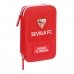 Double Pencil Case Sevilla Fútbol Club Red (28 Pieces)