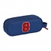 Double Carry-all Safta University Red Navy Blue (21 x 8 x 6 cm)