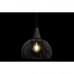 Φωτιστικό Οροφής DKD Home Decor Φυσικό Μαύρο Μέταλλο Ξύλο 50 W 36 x 36 x 40 cm