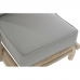 Armchair DKD Home Decor Natural Light grey Teak 82 x 80 x 73 cm