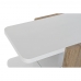 Pomoćni stolić DKD Home Decor Bijela Smeđa Kristal Drvo MDF 110 x 60 x 45 cm