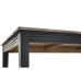 Étkezőasztal DKD Home Decor Természetes Fekete Fém Mangófa (200 x 90 x 75 cm)
