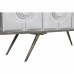 Sidebord DKD Home Decor Grå Gyllen Metall Hvit Treverk av mangotre (152 x 43 x 84 cm)