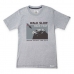 Kortærmet T-shirt til Mænd OMP Walk Slow Grå