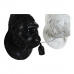 Fali Lámpa DKD Home Decor 23 x 19 x 32 cm Fekete Fehér Gyanta 220 V 50 W Gorilla modern (2 egység)