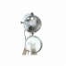 Lampă cu Picior DKD Home Decor Metal Lemn Argintiu Maro Deschis Trepied (66 x 66 x 142 cm)