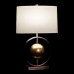 Bureaulamp DKD Home Decor 8424001806843 Wit Gouden Zilverkleurig Metaal 60 W 220 V 40 x 22 x 64 cm