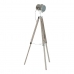 Lampa Stojąca DKD Home Decor Metal Drewno Srebro Jasnobrązowy Tripod (66 x 66 x 142 cm)