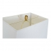 Lâmpada de mesa DKD Home Decor Branco Poliéster Metal Cristal 220 V Dourado 60 W (43 x 25 x 75 cm)