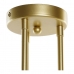 Plafondlamp DKD Home Decor Wit Gouden Metaal Kristal 50 W 220 V 61 x 58 x 46 cm