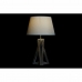 Bordlampe DKD Home Decor Tre Bomull Mørkebrunt (35 x 35 x 56 cm)