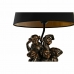 Lampada da tavolo DKD Home Decor Nero Dorato Poliestere Resina Scimmia (31 x 31 x 48 cm)