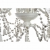 Taklys DKD Home Decor Hvit Metall Plast 40 W Romantisk Strippet ned 220 V 70 x 70 x 63 cm
