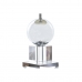 Bordslampa DKD Home Decor Glas Silvrig Metall Vit 25 x 25 x 78 cm 220 V 50 W