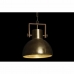 Stropní světlo DKD Home Decor Kaštanová Zlatá Kov mangové dřevo 50 W 40 x 40 x 50 cm